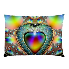 Rainbow Fractal Pillow Case by BangZart