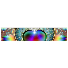 Rainbow Fractal Flano Scarf (small)