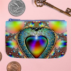 Rainbow Fractal Large Coin Purse