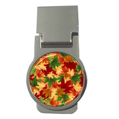 Autumn Leaves Money Clips (round)  by BangZart