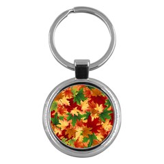 Autumn Leaves Key Chains (round)  by BangZart