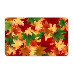 Autumn Leaves Magnet (rectangular) by BangZart