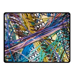 Circuit Computer Double Sided Fleece Blanket (small)  by BangZart