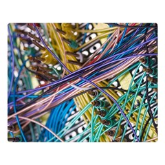 Circuit Computer Double Sided Flano Blanket (large)  by BangZart