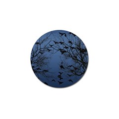 Crow Flock  Golf Ball Marker by Valentinaart