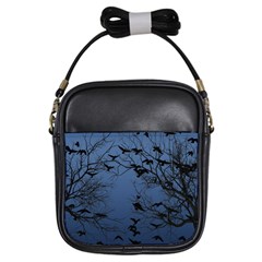 Crow Flock  Girls Sling Bags