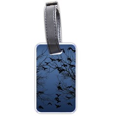 Crow Flock  Luggage Tags (one Side)  by Valentinaart