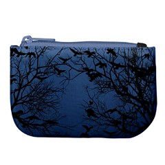 Crow Flock  Large Coin Purse