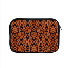 Triangle Knot Orange And Black Fabric Apple Macbook Pro 15  Zipper Case by BangZart