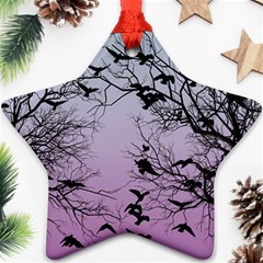 Crow Flock  Ornament (star) by Valentinaart