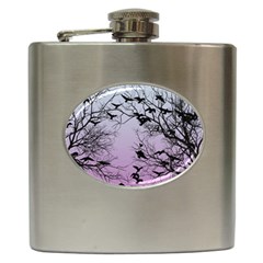 Crow Flock  Hip Flask (6 Oz)