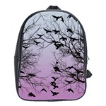 Crow flock  School Bags(Large)  Front