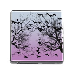 Crow Flock  Memory Card Reader (square) by Valentinaart