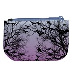 Crow flock  Large Coin Purse Back