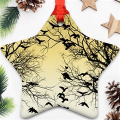 Crow Flock  Ornament (star) by Valentinaart