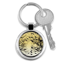 Crow Flock  Key Chains (round) 