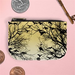 Crow Flock  Mini Coin Purses by Valentinaart