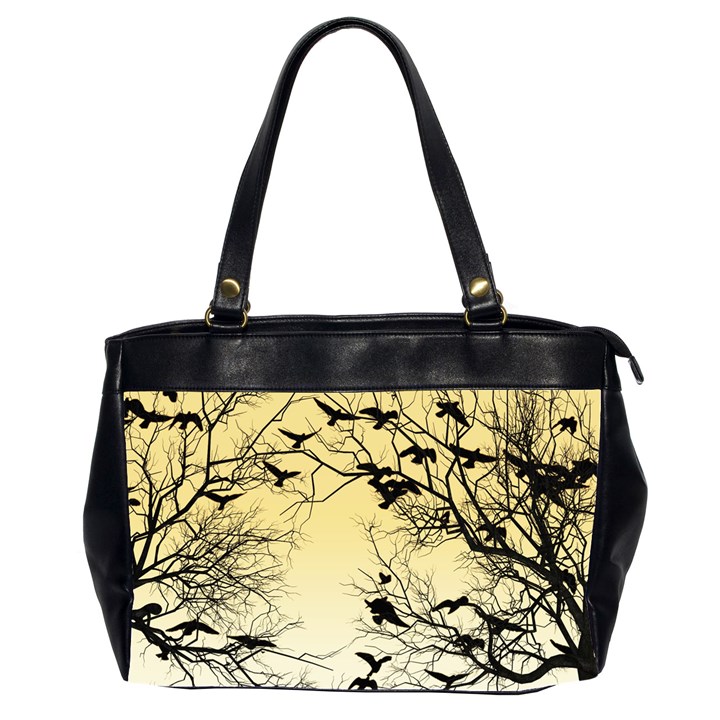 Crow flock  Office Handbags (2 Sides) 