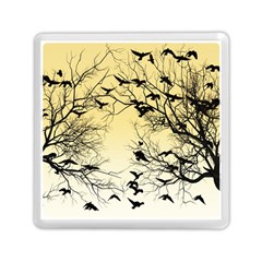 Crow Flock  Memory Card Reader (square)  by Valentinaart