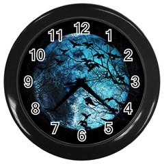 Mars Wall Clocks (black) by Valentinaart