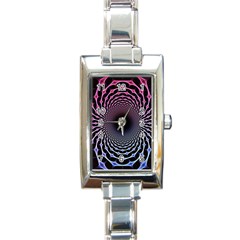 Spider Web Rectangle Italian Charm Watch by BangZart