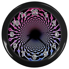 Spider Web Wall Clocks (black) by BangZart