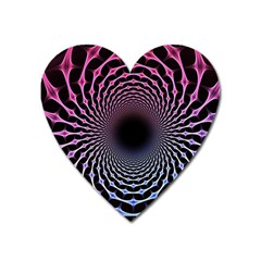 Spider Web Heart Magnet by BangZart