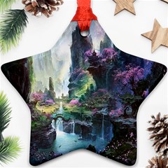 Fantastic World Fantasy Painting Ornament (star) by BangZart