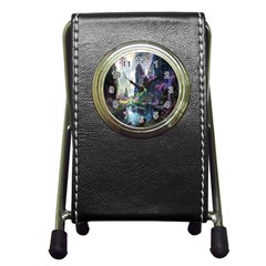 Fantastic World Fantasy Painting Pen Holder Desk Clocks by BangZart