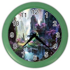 Fantastic World Fantasy Painting Color Wall Clocks by BangZart