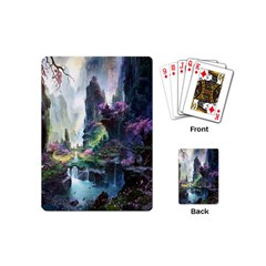 Fantastic World Fantasy Painting Playing Cards (mini)  by BangZart