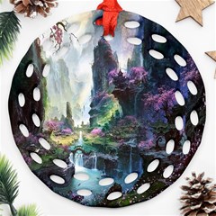 Fantastic World Fantasy Painting Ornament (round Filigree) by BangZart