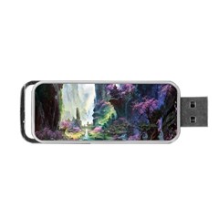 Fantastic World Fantasy Painting Portable Usb Flash (one Side) by BangZart