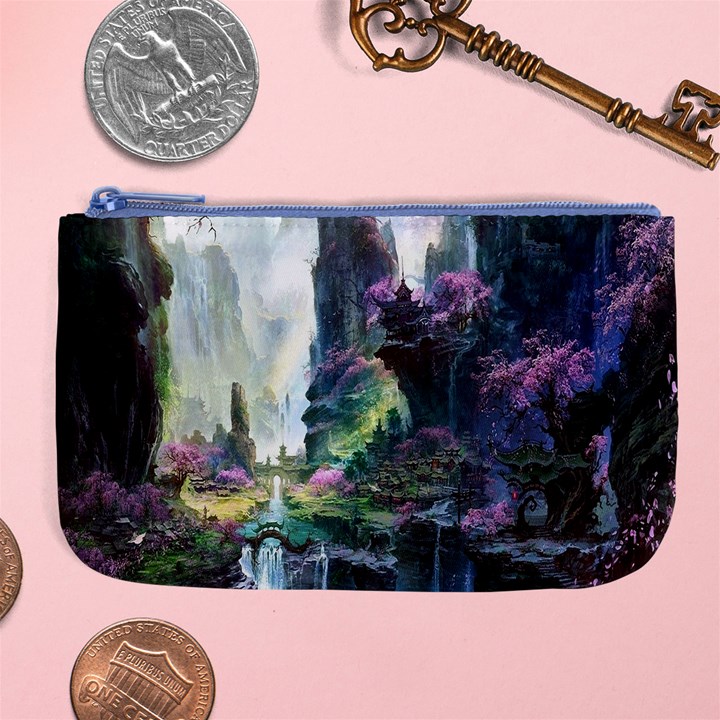 Fantastic World Fantasy Painting Large Coin Purse