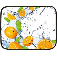 Fruits Water Vegetables Food Fleece Blanket (mini) by BangZart