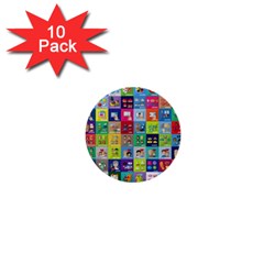 Exquisite Icons Collection Vector 1  Mini Buttons (10 Pack)  by BangZart