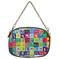 Exquisite Icons Collection Vector Chain Purses (one Side) 