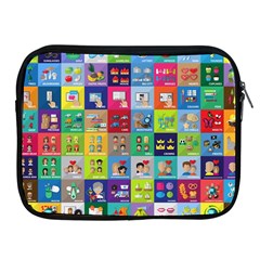 Exquisite Icons Collection Vector Apple Ipad 2/3/4 Zipper Cases by BangZart