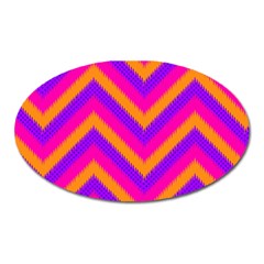 Chevron Oval Magnet by BangZart