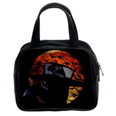 Bird-man  Classic Handbags (2 Sides) by Valentinaart