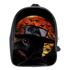 Bird-man  School Bags(large)  by Valentinaart