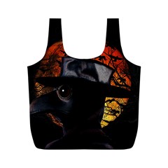 Bird-man  Full Print Recycle Bags (m)  by Valentinaart