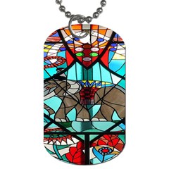 Elephant Stained Glass Dog Tag (one Side) by BangZart