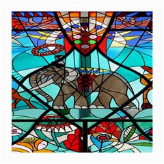 Elephant Stained Glass Medium Glasses Cloth by BangZart