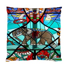 Elephant Stained Glass Standard Cushion Case (one Side) by BangZart