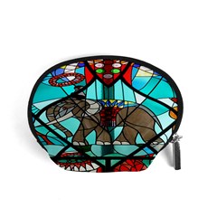 Elephant Stained Glass Accessory Pouches (small)  by BangZart