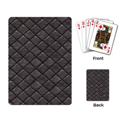 Seamless Leather Texture Pattern Playing Card by BangZart