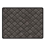 Seamless Leather Texture Pattern Double Sided Fleece Blanket (Small)  45 x34  Blanket Front