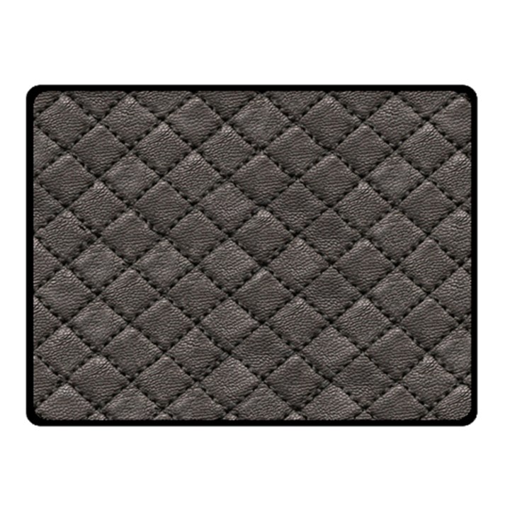 Seamless Leather Texture Pattern Double Sided Fleece Blanket (Small) 