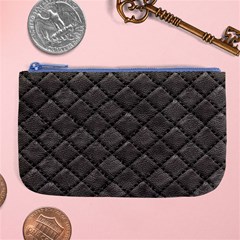 Seamless Leather Texture Pattern Large Coin Purse